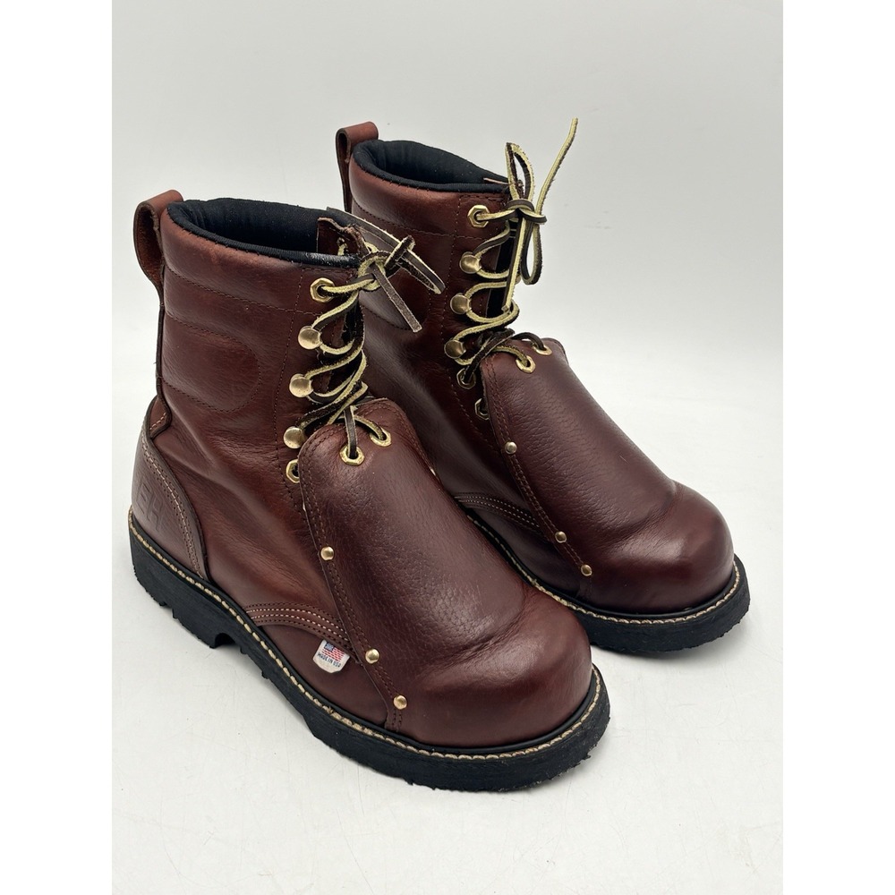 Carolina Steel Toe External Metguard EH Work Boot 505 Mens Sz 6 D Brown